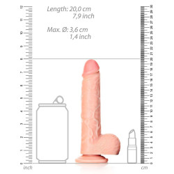 Real Rock Ultra Skin Gode réaliste Mini Straight RealRock 14.5 x 3.6cm